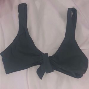 green tie bikini top (never worn)